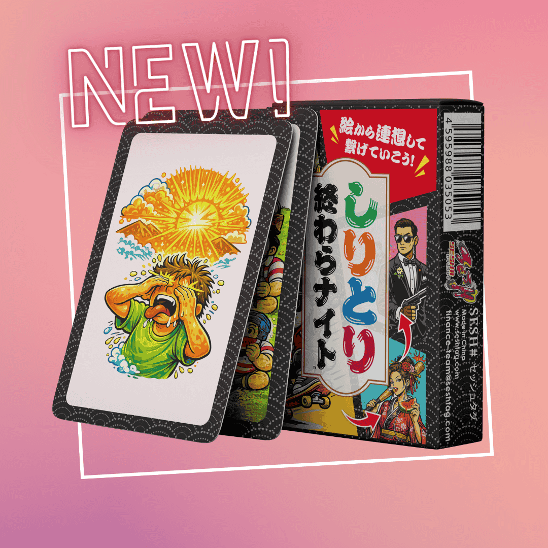 新商品】しりとり終わらナイト🌃カードゲーム🌃 – セッシュタグ