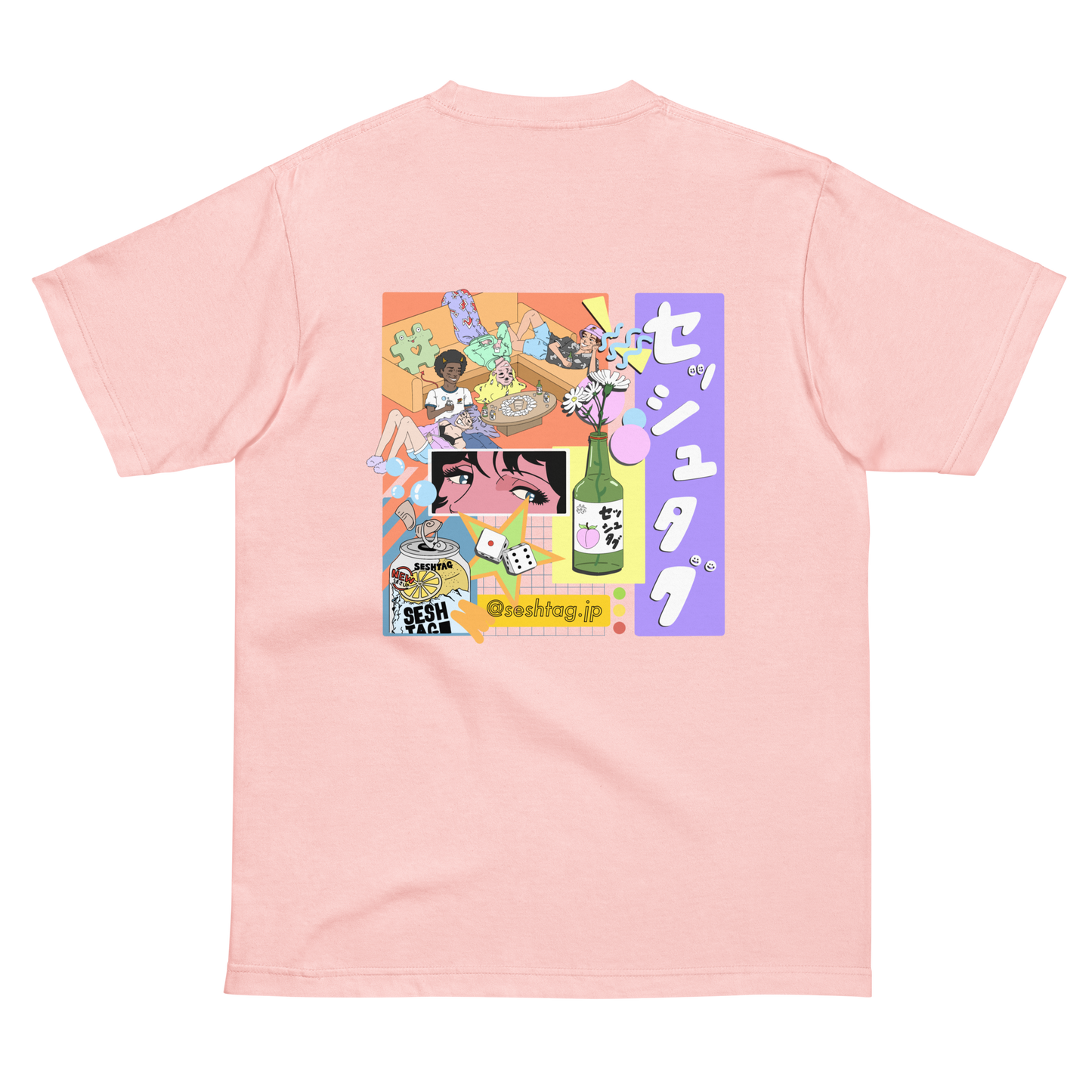 【ピンク色】半袖Tシャツ #パーティー #飲み会 #ペアルック